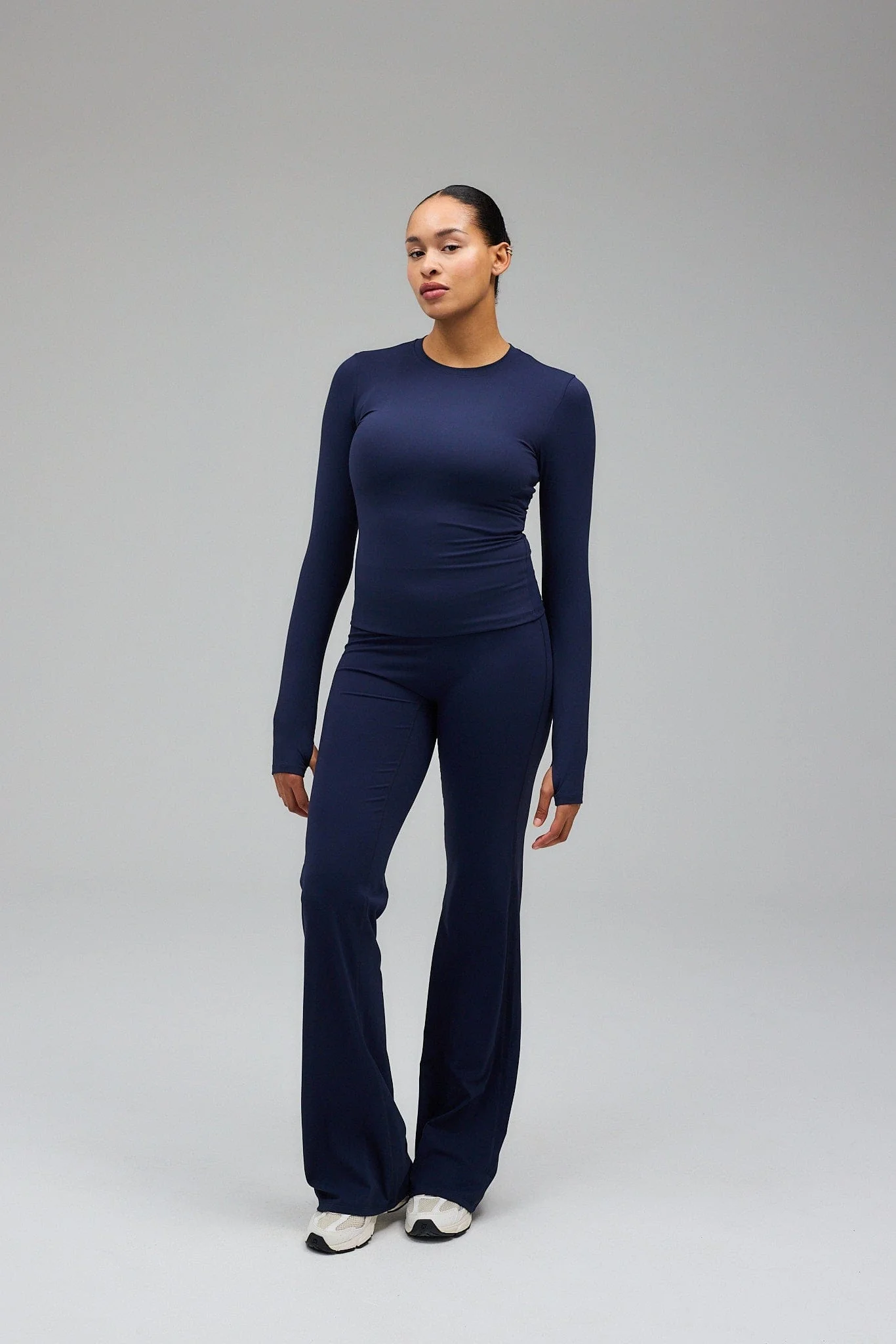 Flare Pants - Navy - Image 3