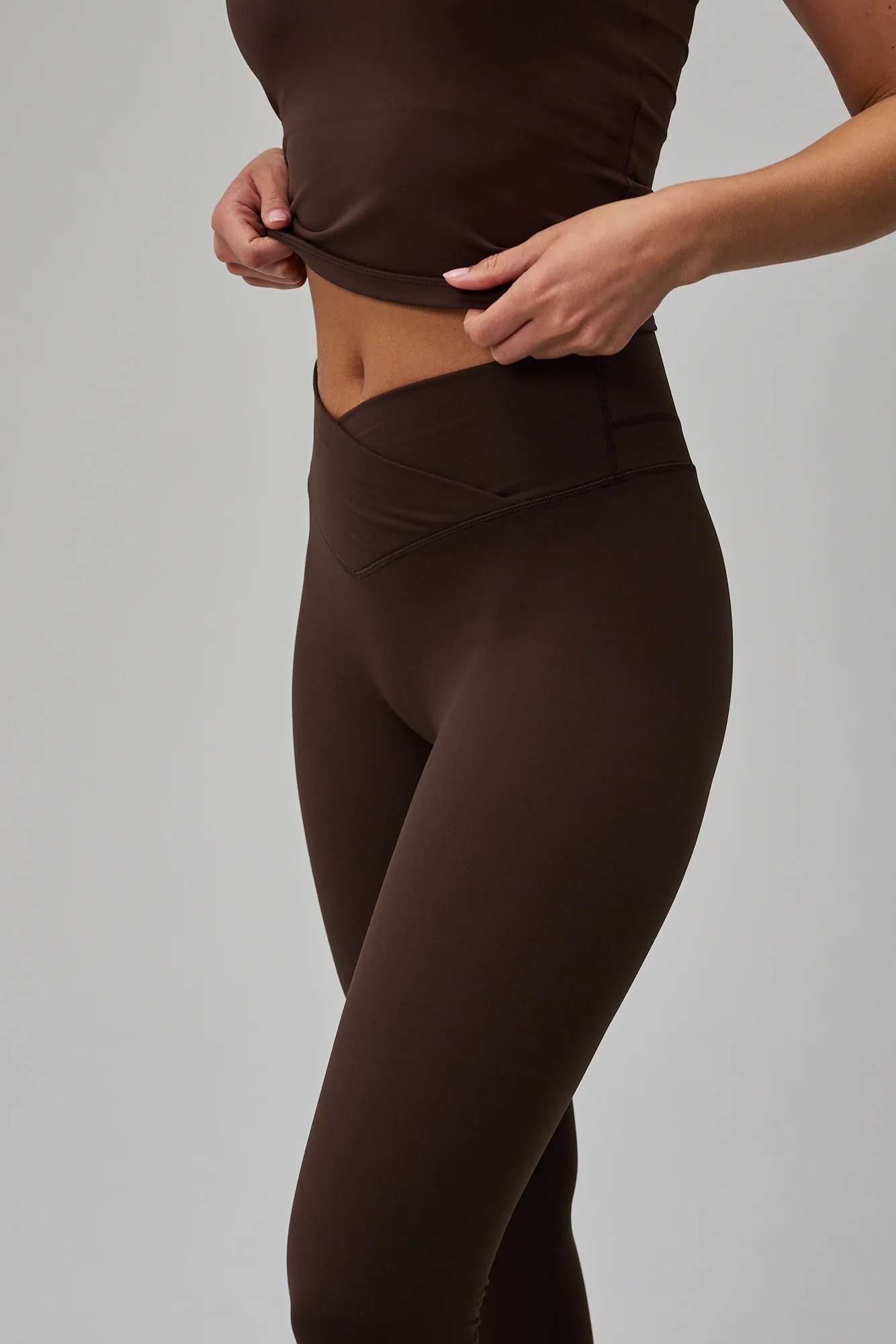 Wrap Tights - Pecan Brown - Image 3